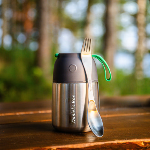 Individual Gravur für den Edelstahl Thermobehälter | 1000ml |